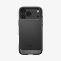 ACS09886 - iPhone 17 Pro Max Rugged Armor (MagFit) in Matte Black showing the back
