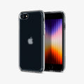 ACS04354 - iPhone 8 Series Ultra Hybrid Case in Frost Clear showing the front and back