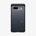ACS05820 - Pixel 7a Case Tough Armor in metal slate showing the back