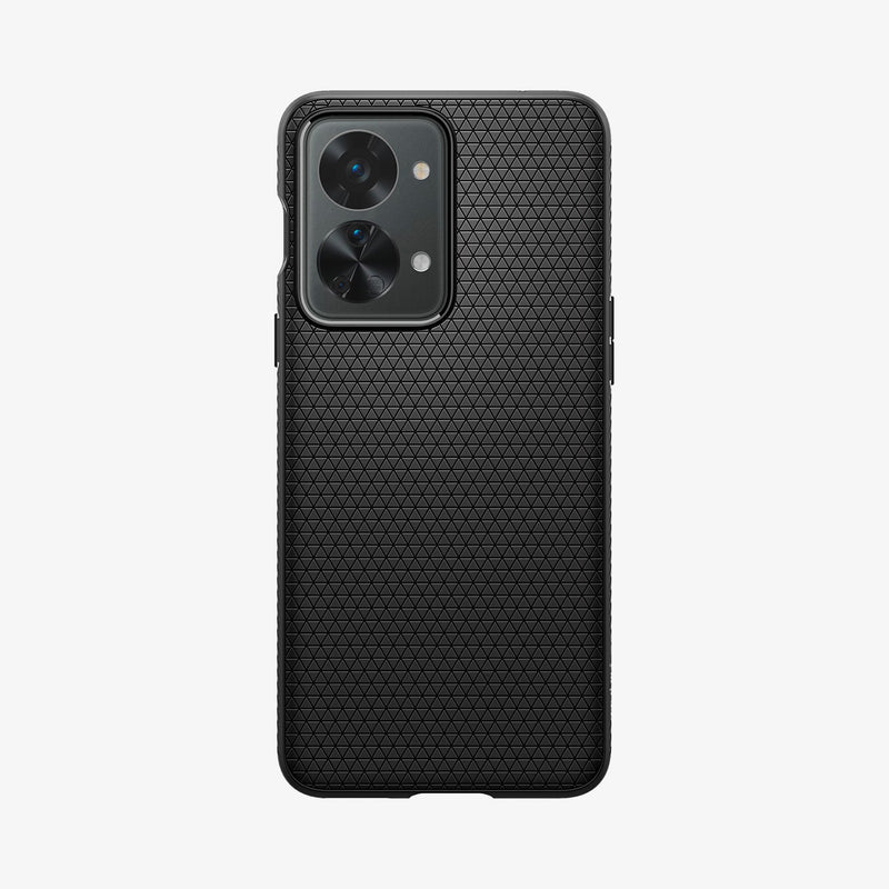 ACS05246 - OnePlus Nord 2T 5G Liquid Air Case in Matte Black showing the back