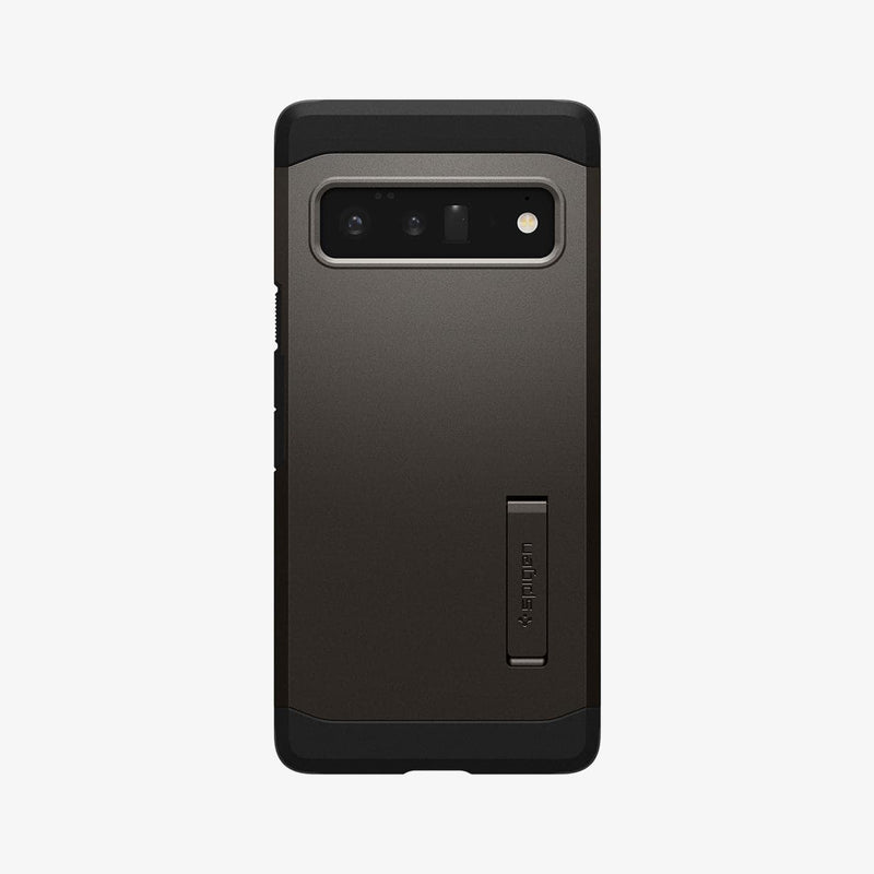 ACS03462 - Pixel 6 Pro Case Tough Armor in gunmetal showing the back