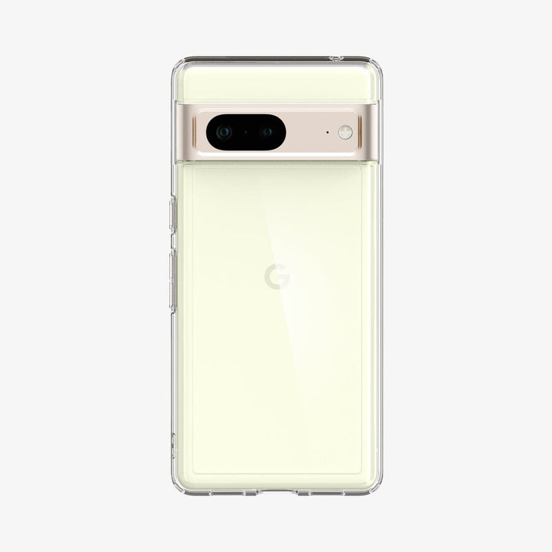 ACS04699 - Pixel 7 Case Ultra Hybrid in crystal clear showing the back