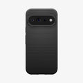 ACS11448 - Pixel 11 Pro XL Matte Black case featuring a geometric textured pattern, raised camera surround, and precise camera cutout.