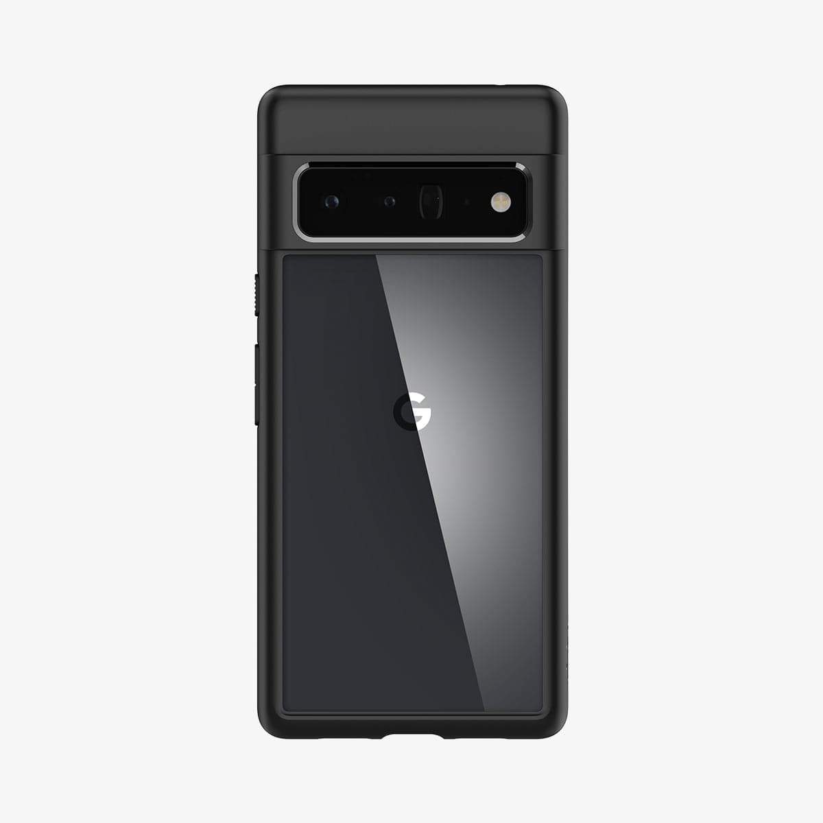 ACS03458 - Pixel 6 Pro Case Ultra Hybrid in matte black showing the back