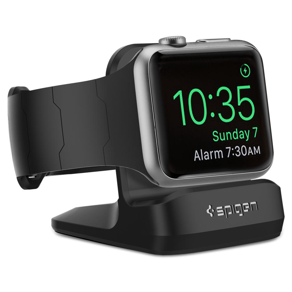 Apple Watch Night Stand	S350(Black)	showing a front facing view of the stand