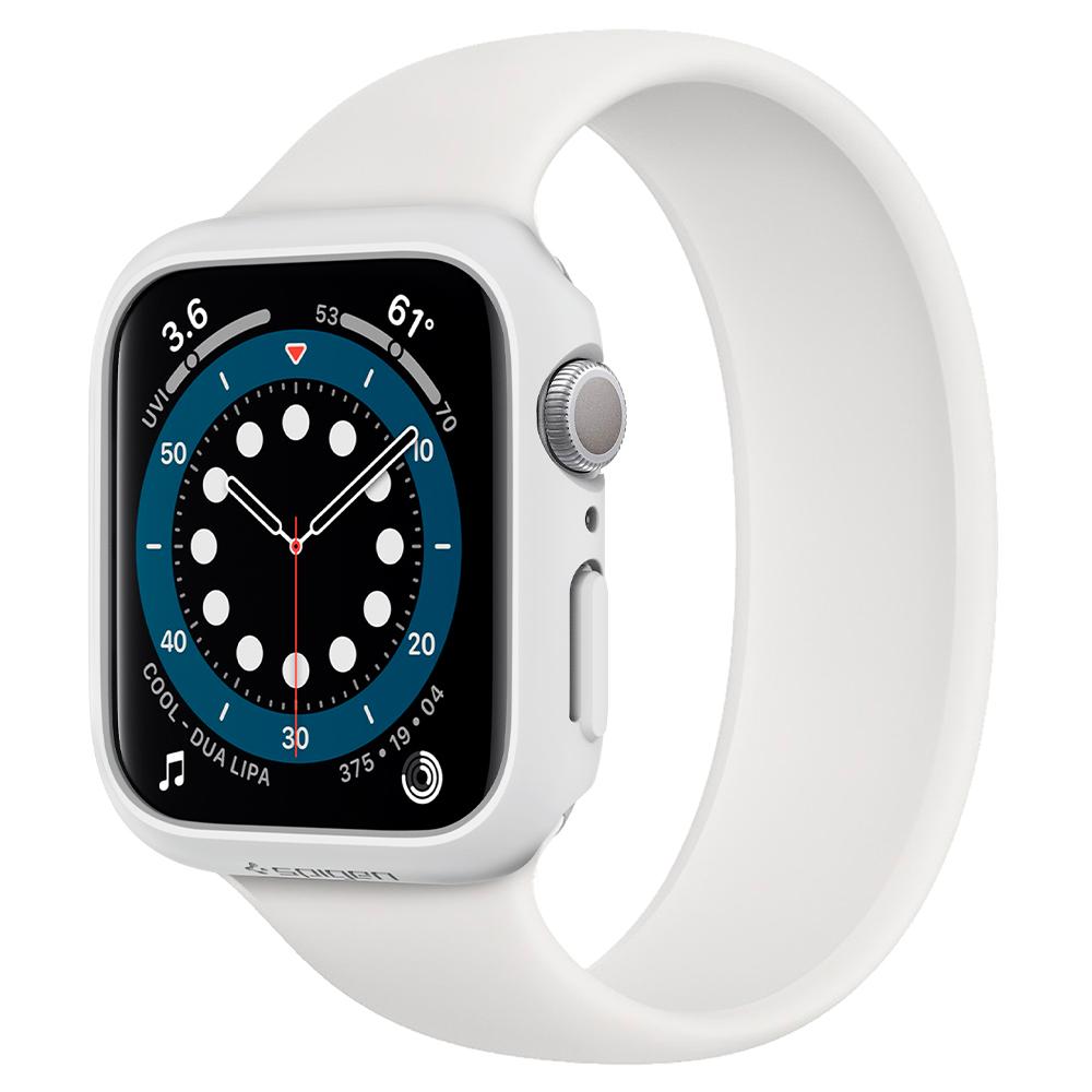 Apple Watch Series SE / 6 / 5 / 4 (40mm) Case Thin Fit in white showing the front and side