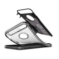 Slim Armor	Jet Black Case	separated showing the outer PC layer, the inner TPU layer, and the	iPhone 8	device.