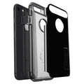 Slim Armor	Jet Black Case	separated showing the outer PC layer, the inner TPU layer, and the	iPhone 8	device.