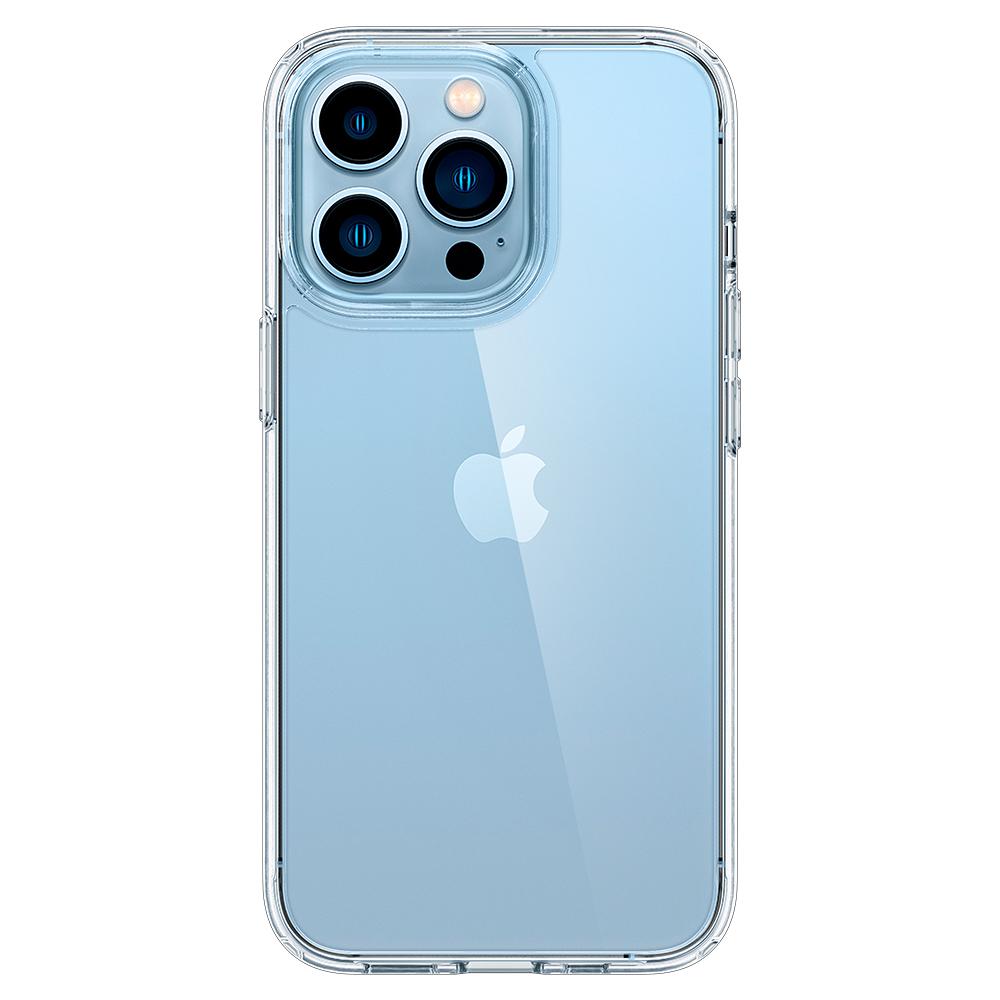 iPhone 13 Pro Case Ultra Hybrid in crystal clear showing the back