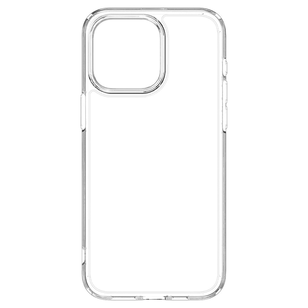 iPhone 15 Pro Case Ultra Hybrid (MagFit) in white showing the inside of case