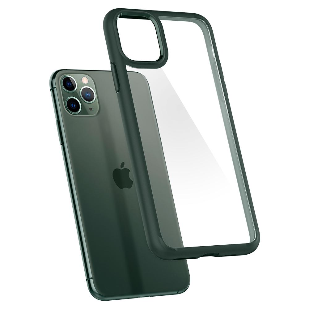 Ultra Hybrid	Case	MidnightGreen	back design and a back view of the	iPhone 11 PRO MAX	device.