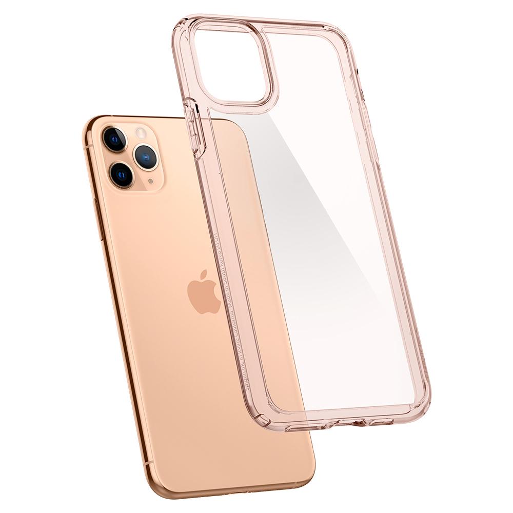 Ultra Hybrid	Case	RoseCrystal	back design and a back view of the	iPhone 11 Pro	device.