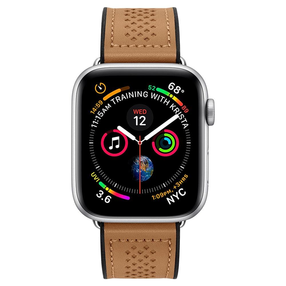 Apple Watch Band Retro Fit	Brown	showing a front facing view of the	Apple Watch Series SE/6/5/4(44)/3/2(42)	device.