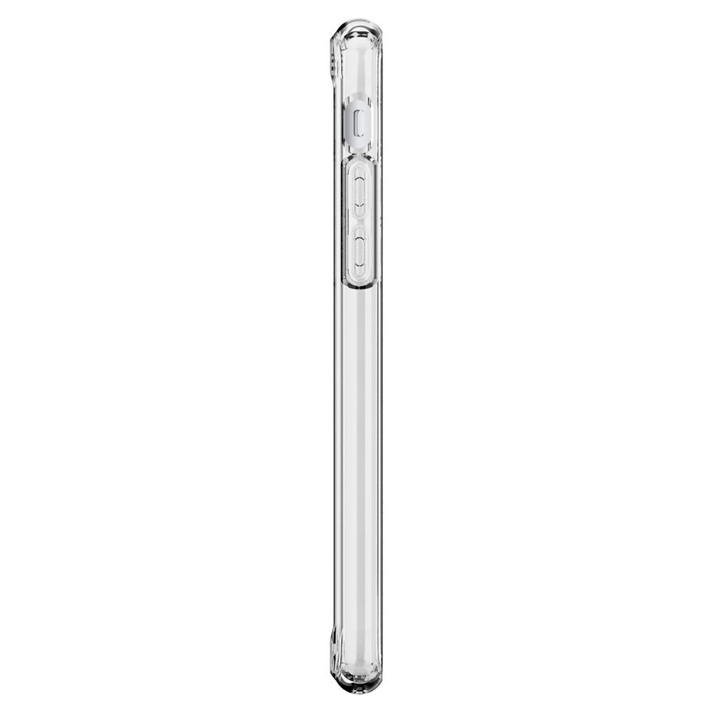 Ultra Hybrid 2	Crystal Clear Case	side view showing the up and down volume buttons.