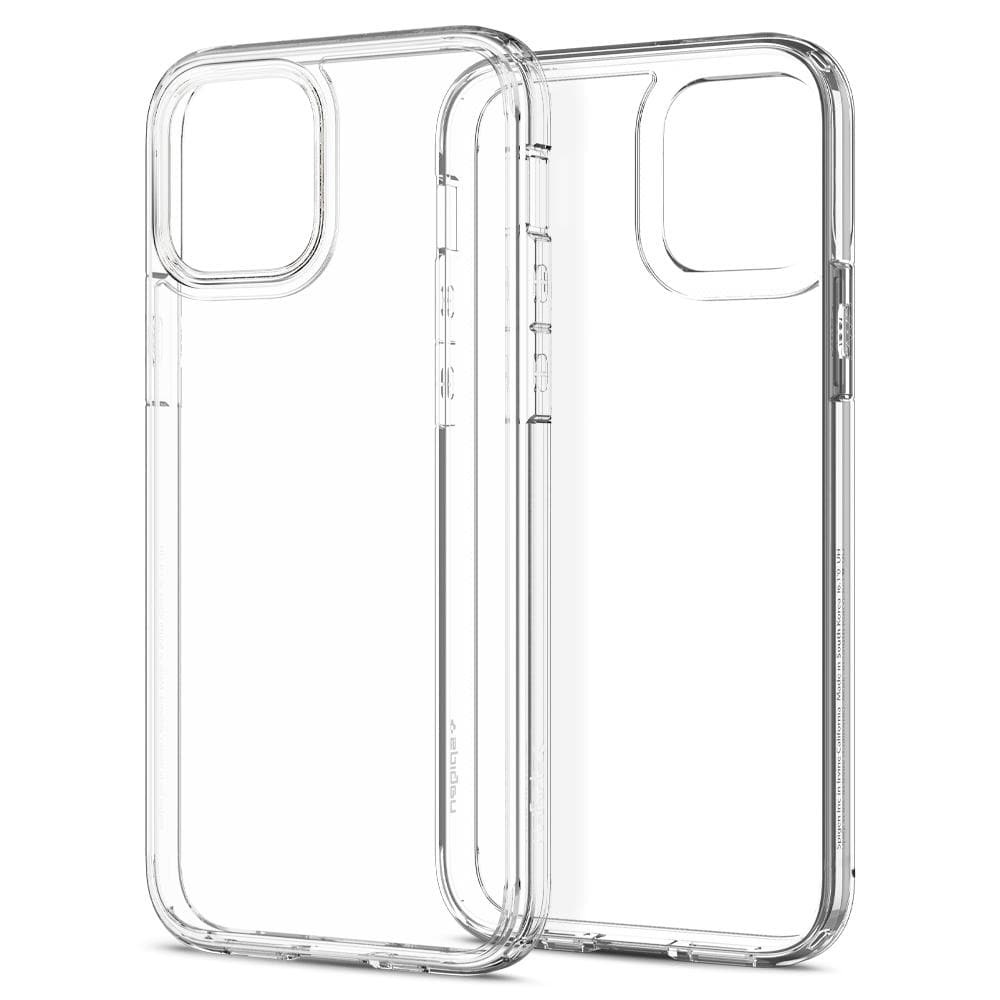 Crystal Clear iPhone 12 / iPhone 12 Pro Case Ultra Hybrid showing the back and front without device