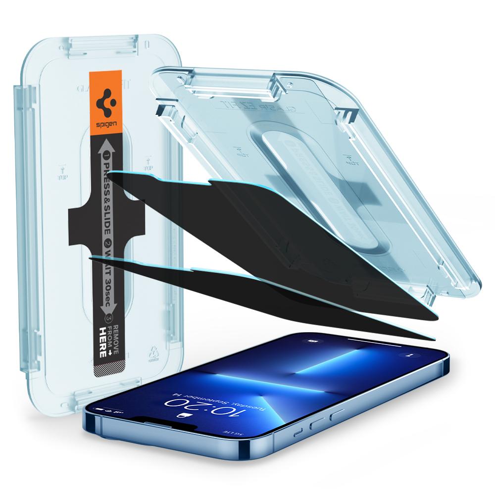 iPhone 13 / iPhone 13 Pro Screen Protector EZ FIT GLAS.tR Privacy