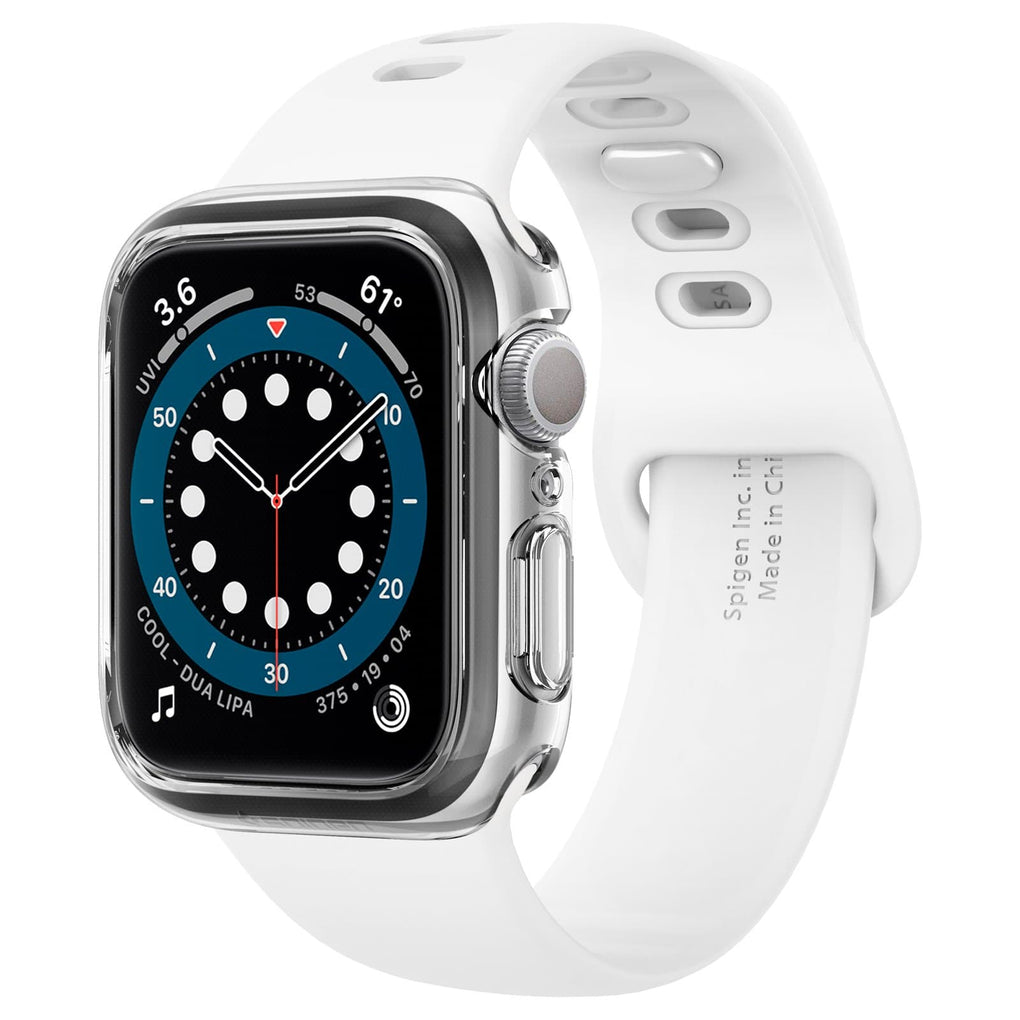 Ultra Hybrid Crystal Clear Case showing a front facing view of the edges around the Apple Watch Series SE/6/5/4 (40mm) device.